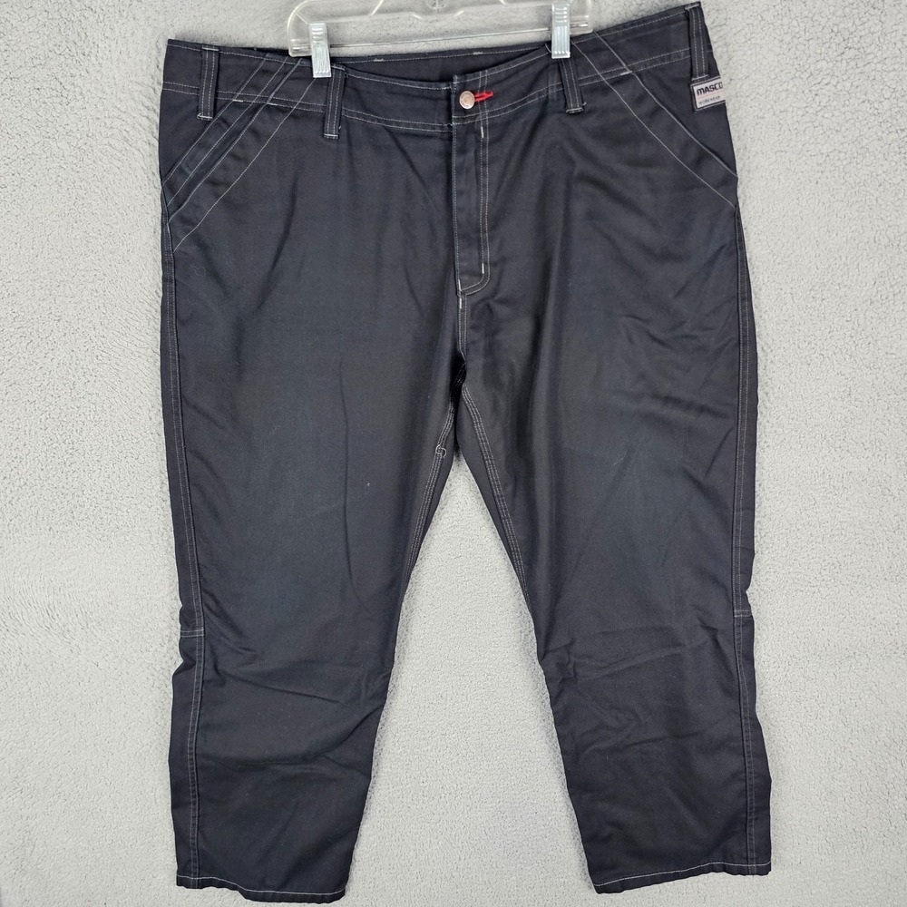 Mascot Danish Design Workwear Pants Mens 43 Canvas Mid Rise Relaxed Straight Leg